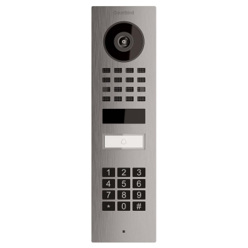 Videointerfon de exterior Smart-ON Doorbird D1101KV cu modul tastatură, inox
