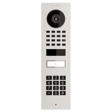 Interfon de exterior Smart-ON Doorbird D1101KV cu modul tastatură, alb.
