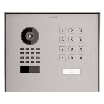 Interfon de exterior Smart-ON WideScope Doorbird D1101KH cu modul tastatură, inox