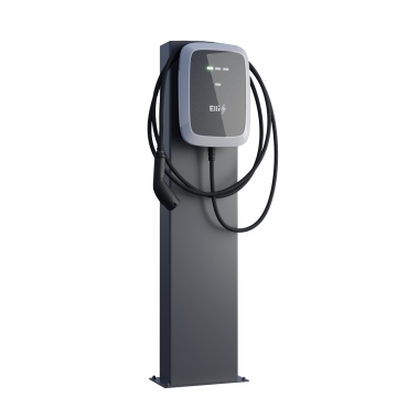 Stație de încărcare VW Wallbox StationMaster cu suport de podea și placă de bază, antracit.