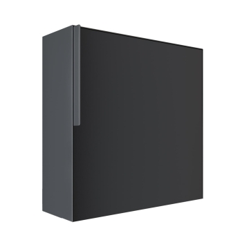 Cutie poștală antracit, cu taxă poștală plătită.