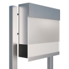 Cutie poștală freestanding Manhattan Special Albă, din inox