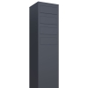 Cutie poștală Monolith pentru patru locatari, antracit.