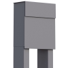Cutie poștală verticală Alto, gri metalizat