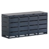Containere tomberon Kim pentru 4 tomberoane de 120L, antracit.