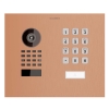 Interfon de exterior încastrat Smart-IN WideScope Doorbird D1101KH cu modul tastatură, aspect bronz.