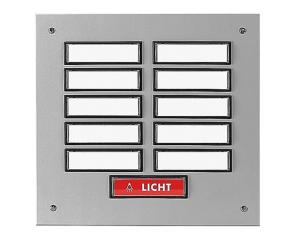 Panouri de etaj cu două rânduri montaj încastrat pentru 6-12 unități locative cu placă luminoasă separată