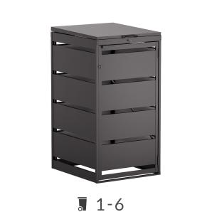 Cutie pentru pubele Kim cu capac - 120 Litri